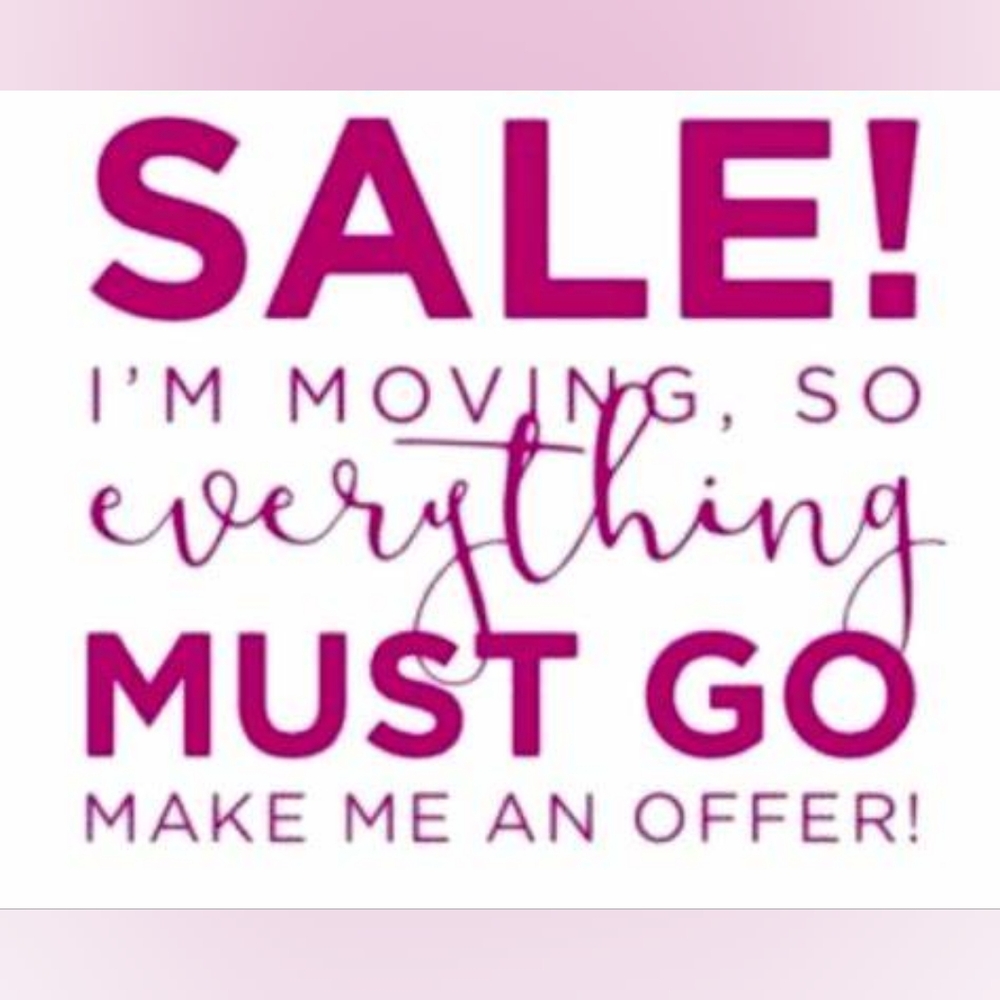 MOVING SALE